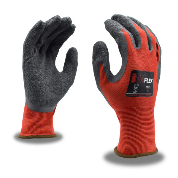 Red Latex Palm Coated Gloves